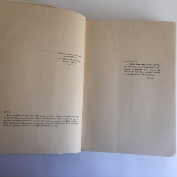 recopilación de entrevistas de César González Ruano | Afrodisio Aguado 1957 Primera Edición | Periodismo literario
