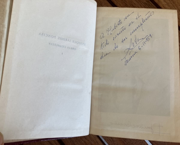 Firma del propietario Tomos I y III | Ahrmex México 1958 Primera Edición