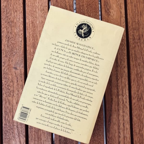 Las máscaras del héroe — Juan Manuel de Prada | Valdemar 1996 Primera Edición | El Club Diógenes nº 53 | Premio Ojo Crítico | Descatalogado