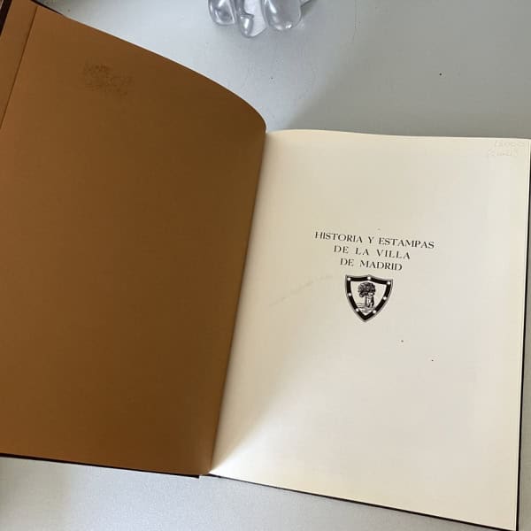 Historia y estampas de la Villa de Madrid Tomo I, Sainz de Robles | Ediciones Giner, 1984 | Facsímil 1932