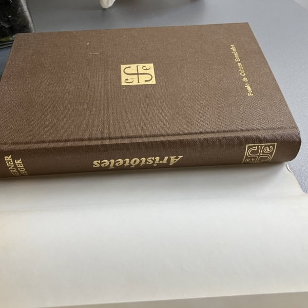 Aristóteles Werner Jaeger — FCE Madrid 1983 | Bases historia desarrollo intelectual | José Gaos - Filosofía clásica