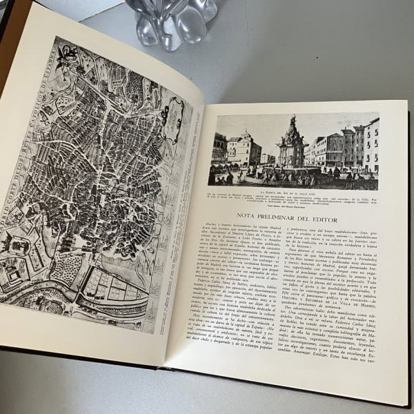 Grabados Historia y estampas de la Villa de Madrid Tomo I, Sainz de Robles | Ediciones Giner 1984 | Facsímil 1932