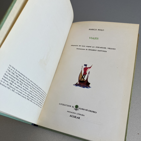 Marco Polo. Viajes — Aguilar, 1973 | El Globo de Colores