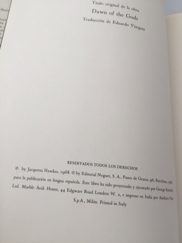 Libro de Arqueología: Las maravillas de Creta y Micenas | Jacquetta Hawkes | Noguer