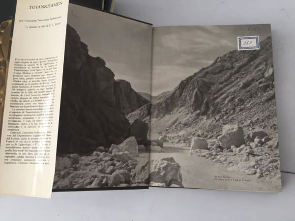 Tutankhamen Vida y muerte de un faraón, Desroches Noblecourt | Noguer 1963 Primera Edición | 75 fotografías