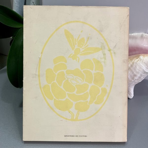 Contraportada Poesía Revista ilustrada nº 18-19 — Ministerio de Cultura 1983 | Gonzalo Armero | Williams Lovecraft Moreno Villa