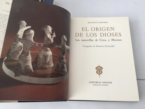 El origen de los dioses: las maravillas de Creta y Micenas | Jacquetta Hawkes | Noguer 1963
