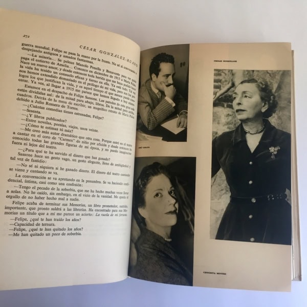 Las palabras quedan, González Ruano | Afrodisio Aguado 1957 Primera Edición | Periodismo literario