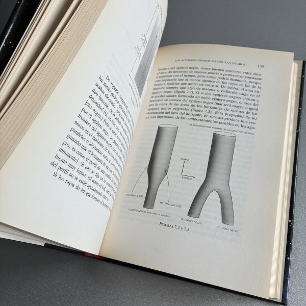 Historia del tiempo — Stephen Hawking | Editorial Crítica 1989 | Serie Mayor | Carl Sagan | Libro de ciencia