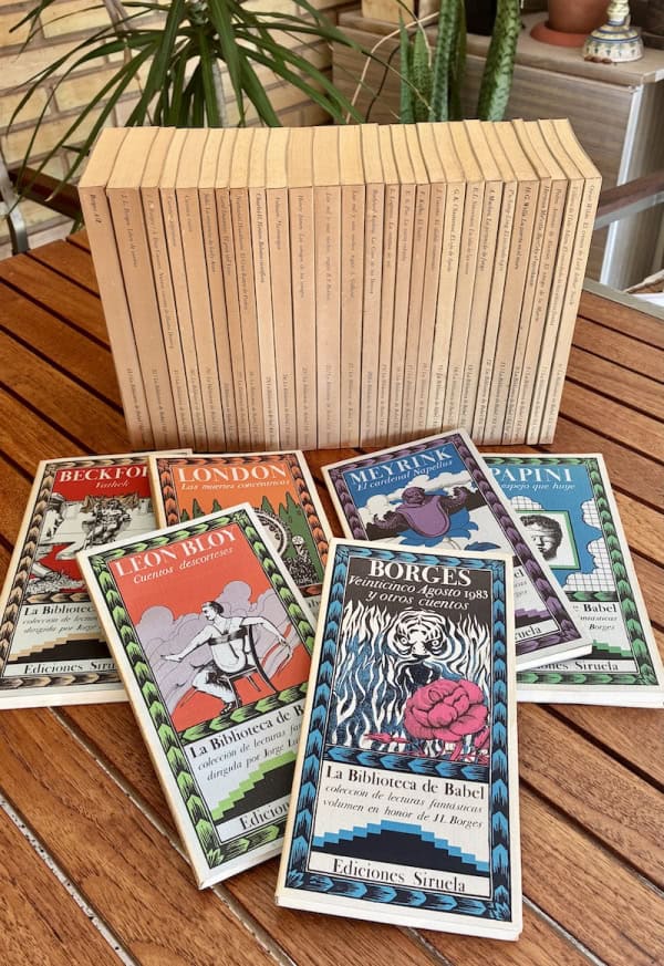 La Biblioteca de Babel colección completa 33 volúmenes. Ediciones Siruela 1983-1988 | Borges | Primera edición
